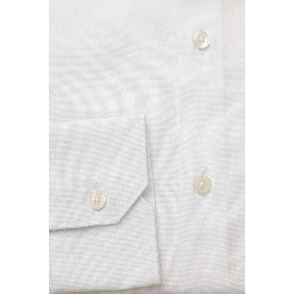 Chemise homme en coton blanc Bagutta
