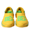 Dolce & Gabbana Yellow Green Rubber Clogs Men Slippers Men Shoes
