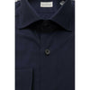 Bagutta Blue Cotton Men's Slim Shirt