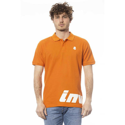 Invicta Orange Baumwoll-Poloshirt