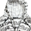 Dolce & Gabbana White Logo Print Hooded Blouson T-shirt Top