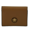 Versace Brown Calf Leather Compact Wallet
