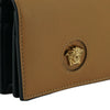 Versace Brown Calf Leather Compact Wallet