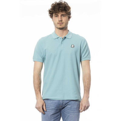 Invicta hellblaues Baumwoll-Poloshirt