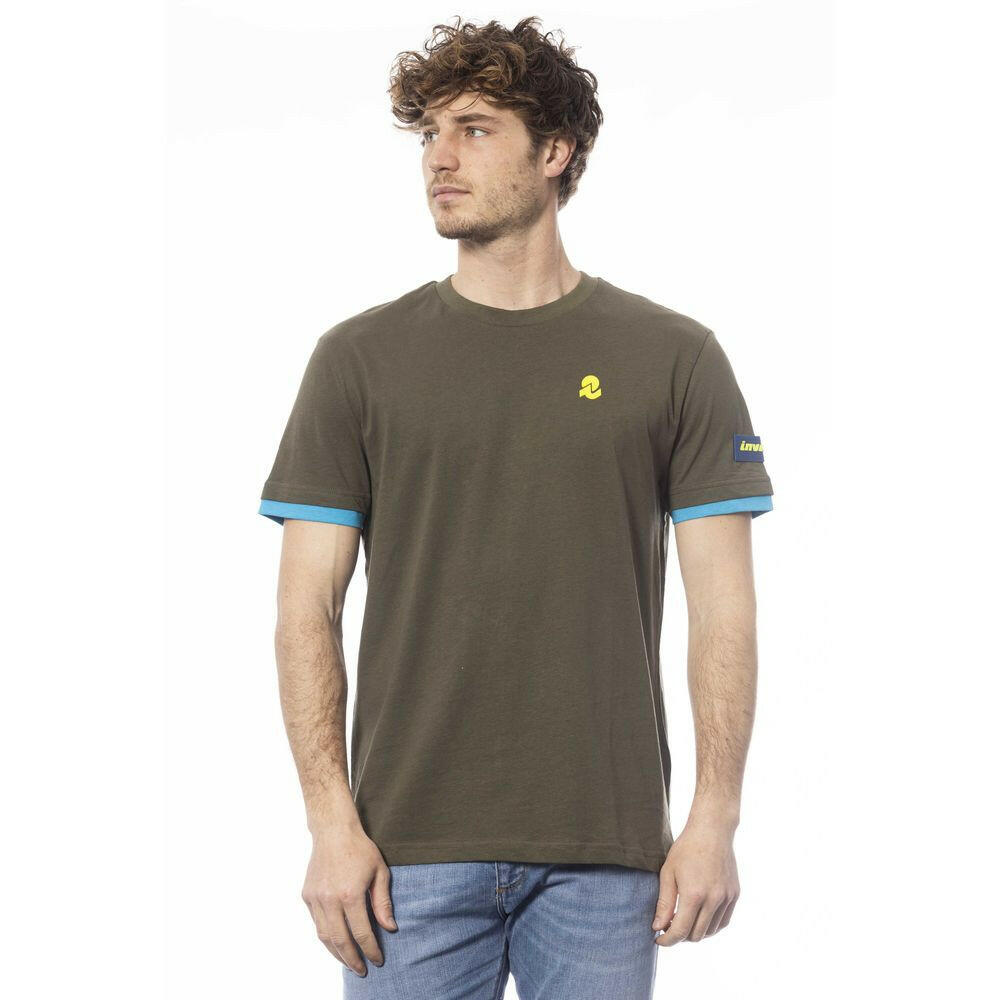T-shirt homme en coton vert Invicta