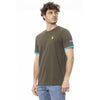 T-shirt homme en coton vert Invicta