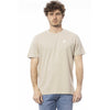 T-shirt homme en coton beige Invicta