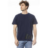 T-shirt homme en coton bleu Invicta