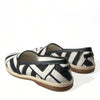 Dolce & Gabbana Beige Black Striped Canvas Espadrilles MONDELLO Shoes