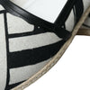 Dolce & Gabbana Beige Black Striped Canvas Espadrilles MONDELLO Shoes