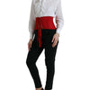Ceinture corset en soie Dolce &amp; Gabbana en rouge ardent