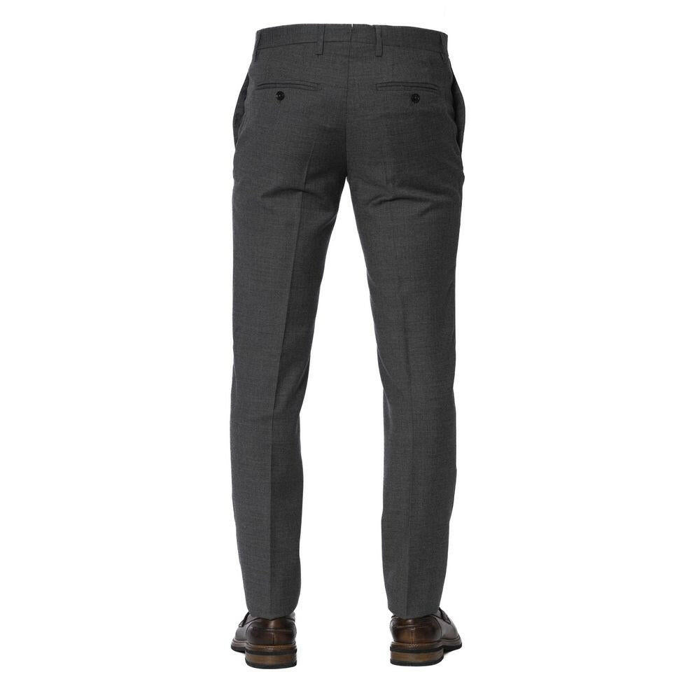 Pantalon homme en laine grise Trussardi