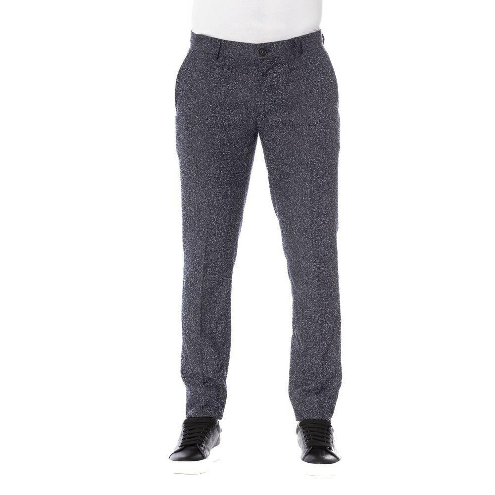 Trussardi Black Cotton Men Pant