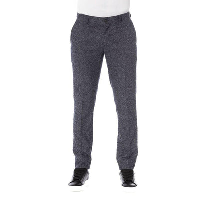 Trussardi Black Cotton Men Pant