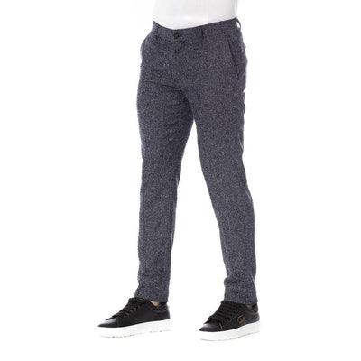 Trussardi Black Cotton Men Pant