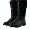 Dolce &amp; Gabbana – Regenstiefel „Chioggia“ aus Wildleder in Schwarz