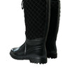 Dolce &amp; Gabbana – Regenstiefel „Chioggia“ aus Wildleder in Schwarz
