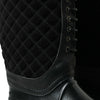 Dolce &amp; Gabbana – Regenstiefel „Chioggia“ aus Wildleder in Schwarz