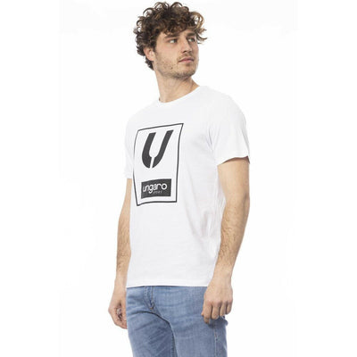 Ungaro Sport Weißes Herren-T-Shirt aus Baumwolle