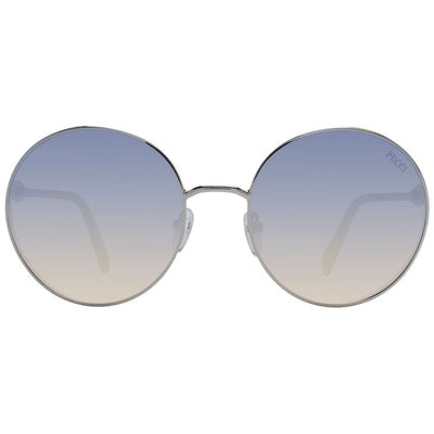 Emilio Pucci Silver Metal Sunglasses