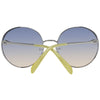 Emilio Pucci Silver Metal Sunglasses