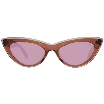 Emilio Pucci Brown Plastic Sunglasses