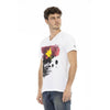 T-shirt Trussardi Action en coton blanc pour homme