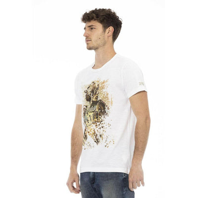 Trussardi Action Weißes Baumwoll-T-Shirt