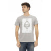 Trussardi Action Graues Baumwoll-T-Shirt