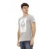 Trussardi Action Graues Baumwoll-T-Shirt