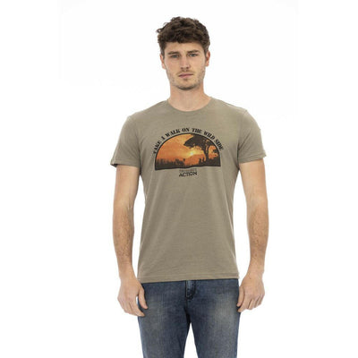 Trussardi Action Grünes Baumwoll-T-Shirt