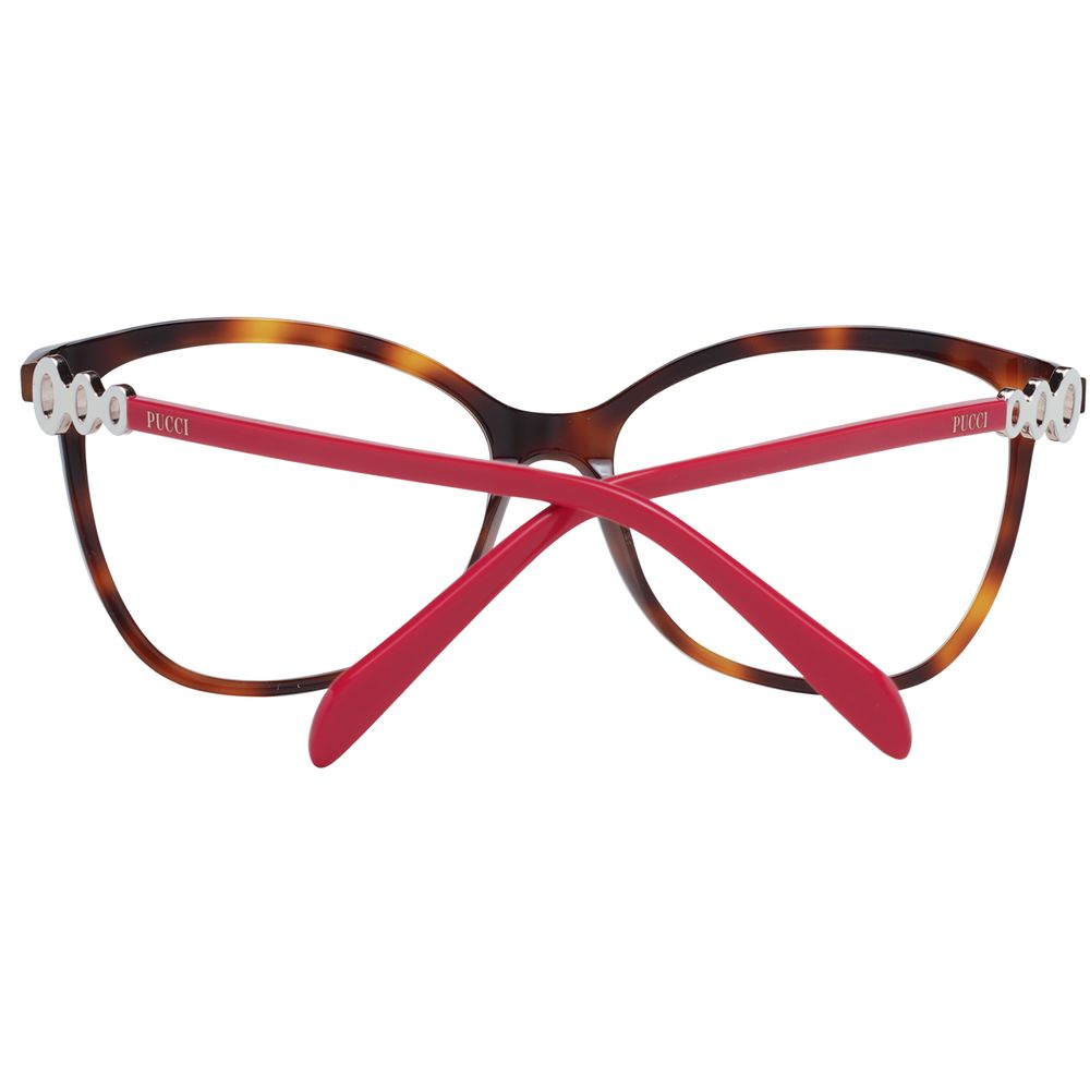 Emilio Pucci Brown Plastic Glasses (Frames)