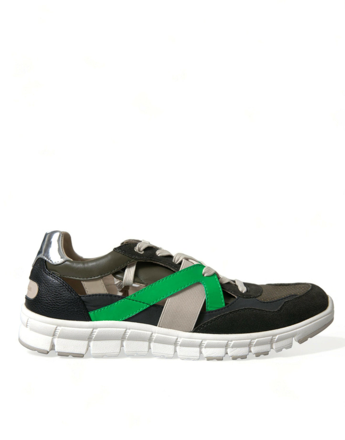 Dolce &amp; Gabbana Mehrfarbige niedrige Sneakers aus Wildleder