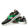 Dolce &amp; Gabbana Mehrfarbige niedrige Sneakers aus Wildleder