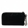 Dolce & Gabbana Black Nylon Logo Plaque Keyring Pouch Clutch Bag