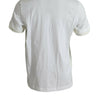 T-shirt élégant à col rond en coton blanc Dolce &amp; Gabbana