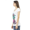 T-shirt femme en coton blanc Just Cavalli