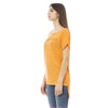 T-shirt femme en coton orange Just Cavalli