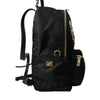 Dolce &amp; Gabbana Schwarzer #DGFAMILY Verzierter Rucksack VULCANO Tasche