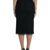 Jupe midi taille haute élégante Dolce &amp; Gabbana