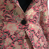 Dolce & Gabbana Pink Floral Jacquard Slim Fit 2 Piece Suit