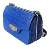 Balenciaga Blue Exotic Leather Neo Classic Purse Shoulder Handbag Bag