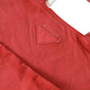 Prada – Einkaufstasche mit Logo aus rotem Jerseystoff