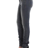 Ermanno Scervino Gray Slim Jeans Denim Pants Skinny Leg Stretch
