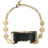 Collier ras du cou Dolce &amp; Gabbana en laiton doré et cristal transparent