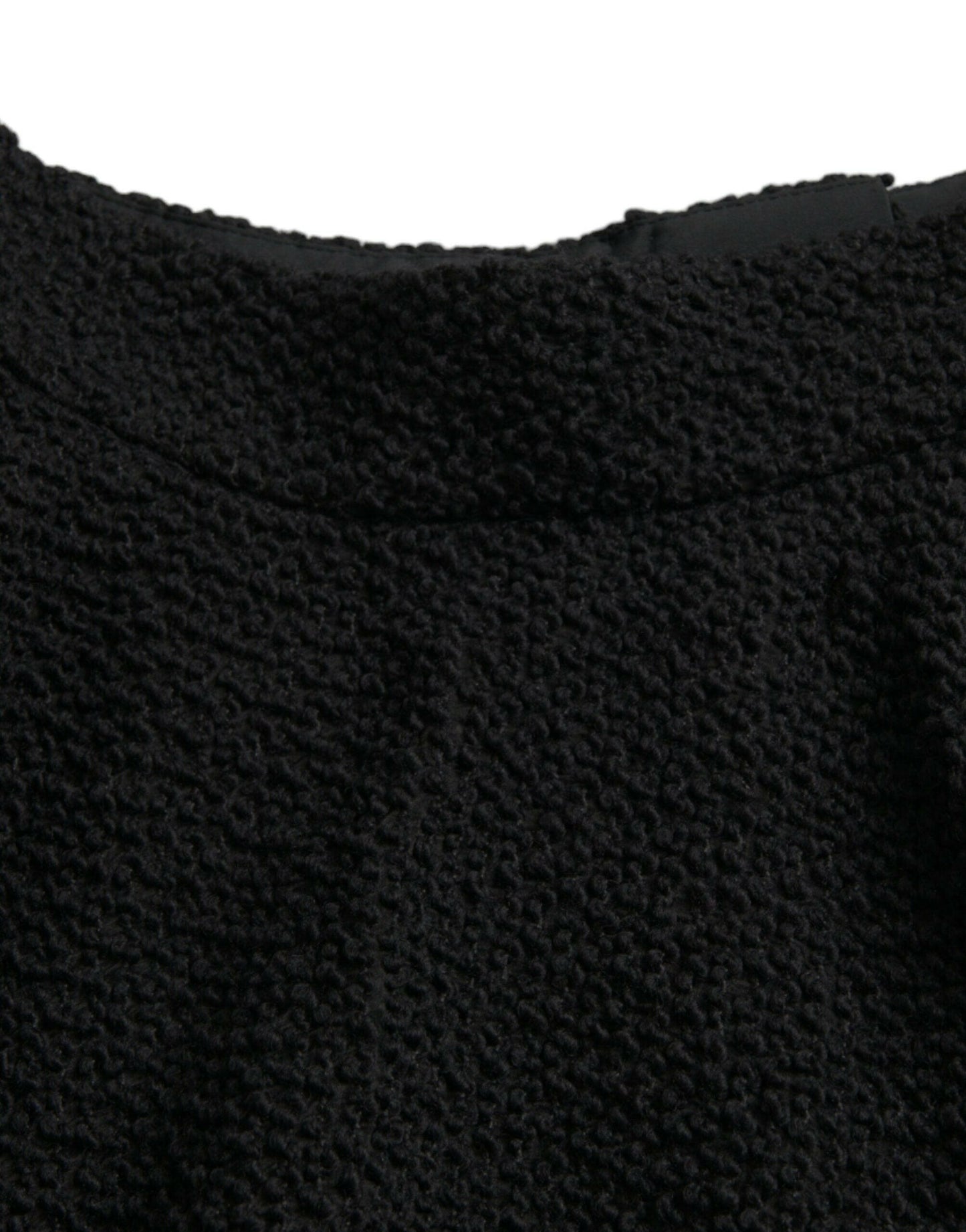 Jupe trapèze noire taille haute longueur genou Dolce &amp; Gabbana