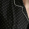 Dolce & Gabbana Black Polka Dot Silk Long Sleeve Shirt