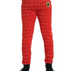 Dolce & Gabbana Red Year Of The Pig Jogger Sweatpants Pants