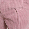 Dolce & Gabbana Pink Corduroy Cotton Stretch Skinny Cargo Jeans