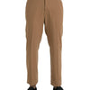 Prada Beige Cashmere Men Straight Fit Dress Pants